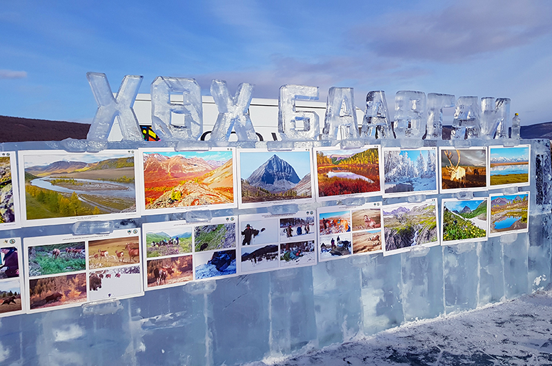 Ice festival in Mongolia